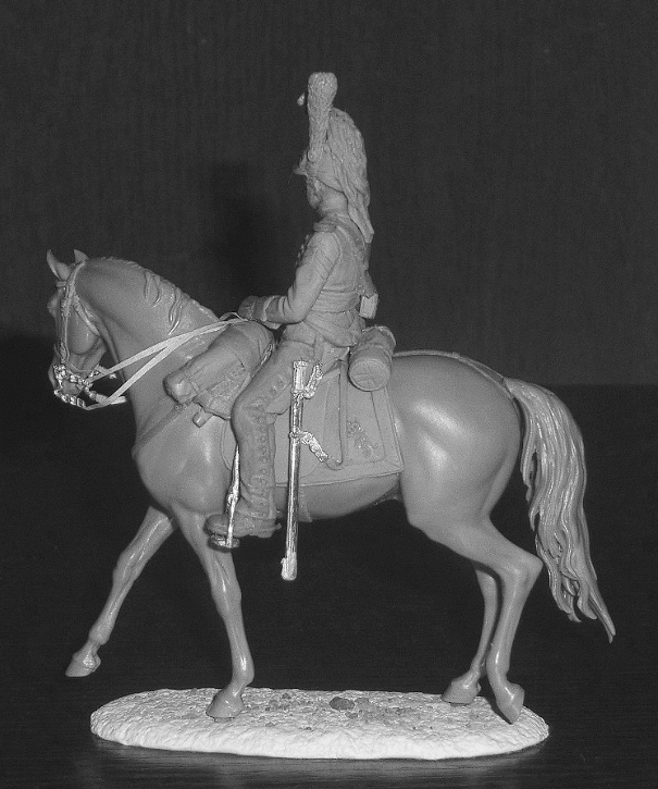 CHM-54320. Сержант шеволежерских полков, Вюртемберг 1811-12 гг. 54 мм. Материал - смола. Chronos Miniatures