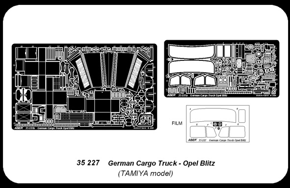 ABR-35-227  Дополнения для  Opel Blitz для Tamiya 1/35