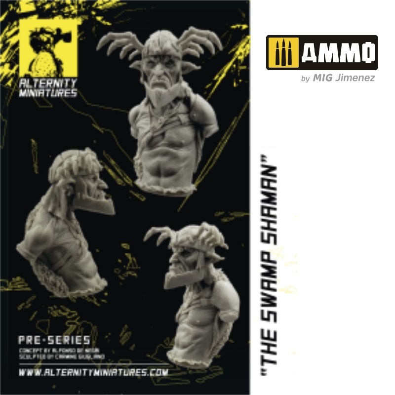 MR-AM13 @ 1/10 Swamp Shaman Alternity Miniatures