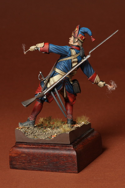 75-002SOGA Grenadier of the Swedish infantry. Great Northern War 1700-1721 SOGA Miniatures