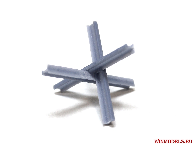 MWS-0004 Противотанковый ёж, рельс, 2 шт.
