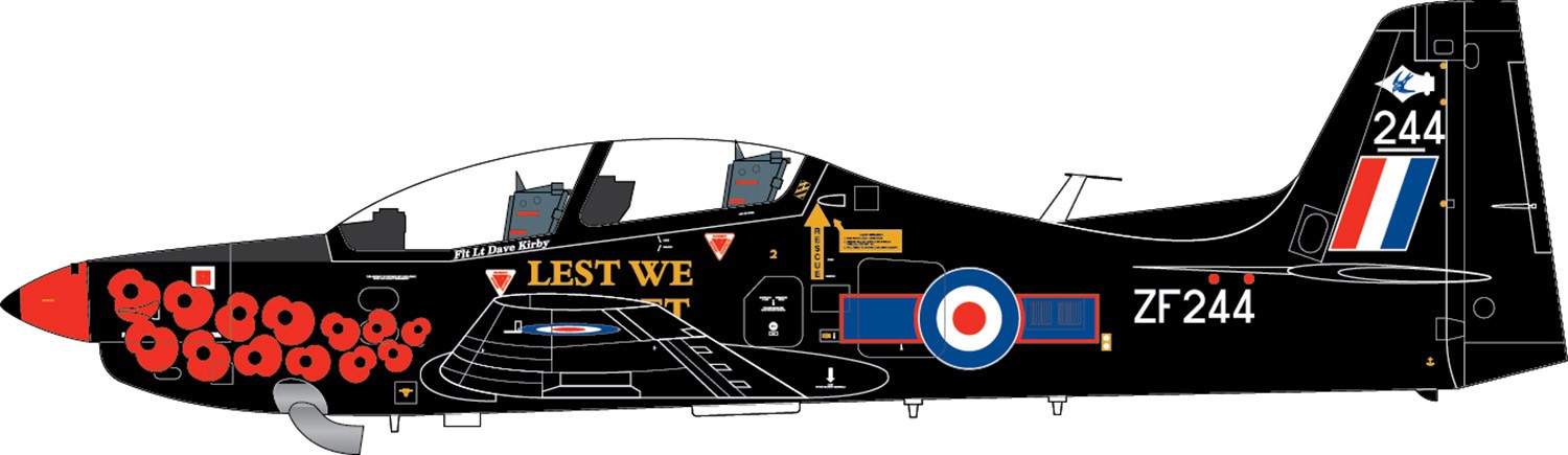 A73011 Самолет  Shorts Tucano T.l 'Lest We Forget' Airfix