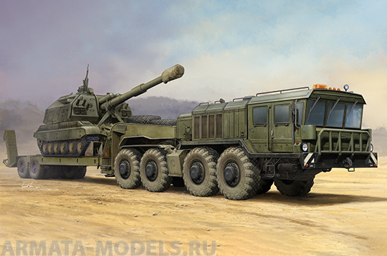 01039P Russian KZKT-7428 Rusich w/KZKT-9101 Trumpeter