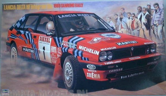 25008 Автомобиль Lancia Delta 89 Hasegawa