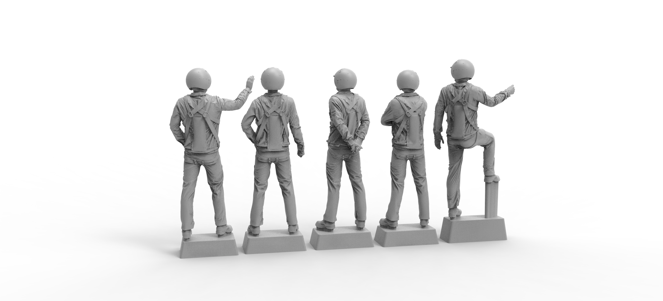 48112-1TMP ПИЛОТЫ ВКС РФ. НАБОР №5 Temp Models