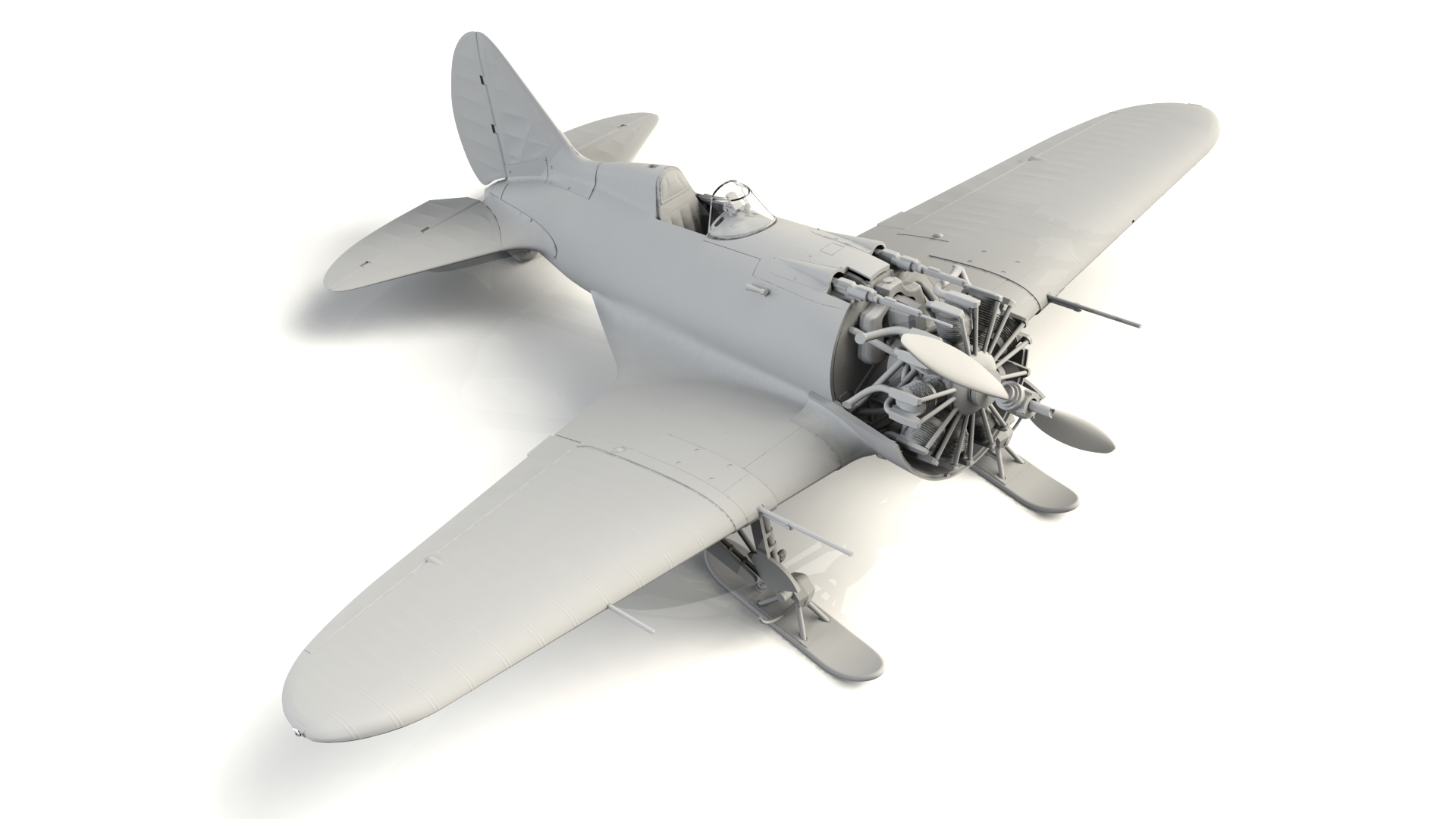 32005 И-16 тип 17, Советский истребитель ІІ МВ ICM