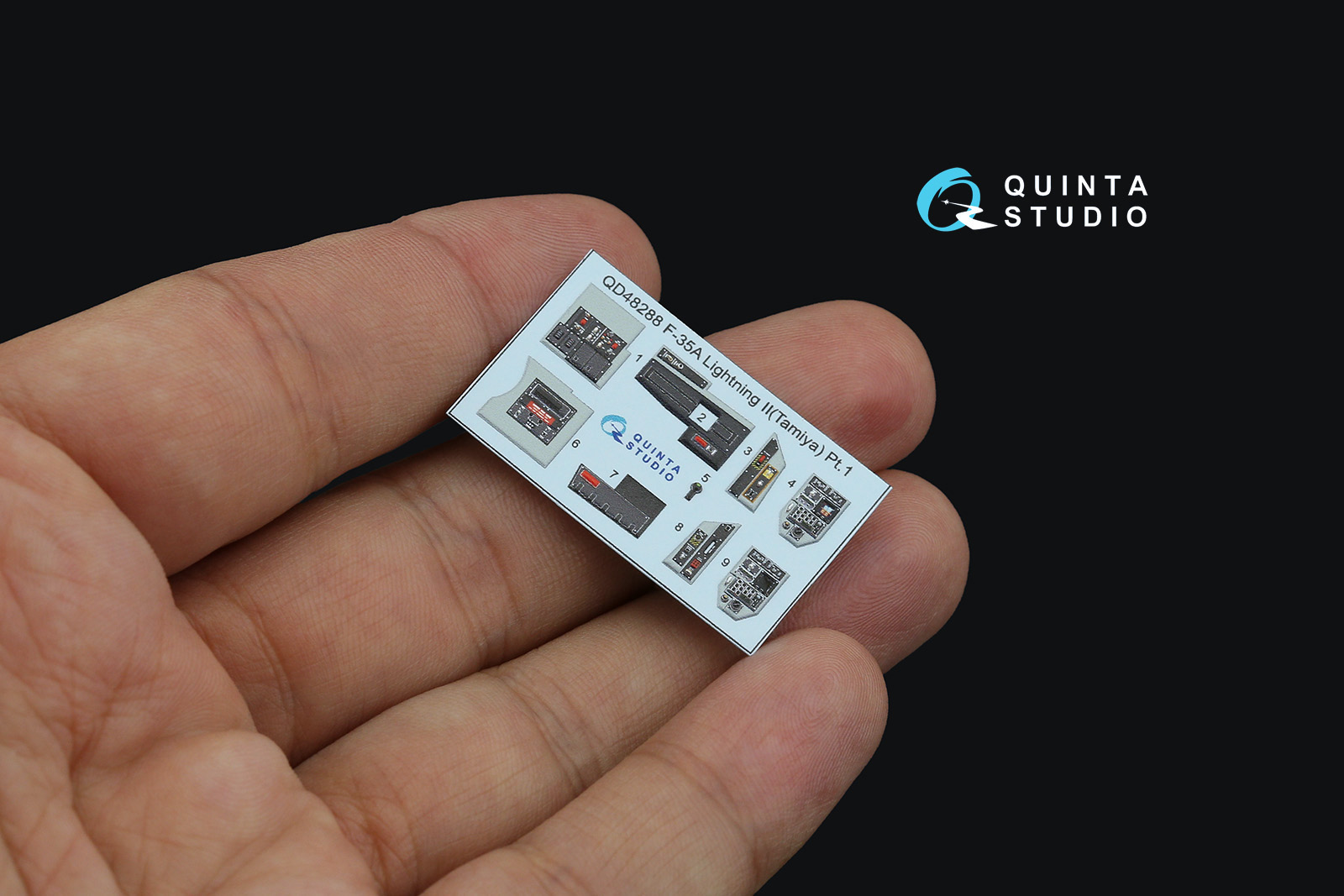 QD48288 3D Декаль интерьера кабины F-35A (Tamiya)