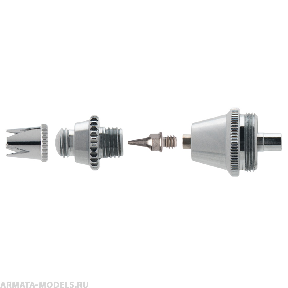 98534250IW Комплект головки C2 в сборе с соплом 0,23 мм для аэрографов CM-C2/C2P/SB2 (I 535 2)
