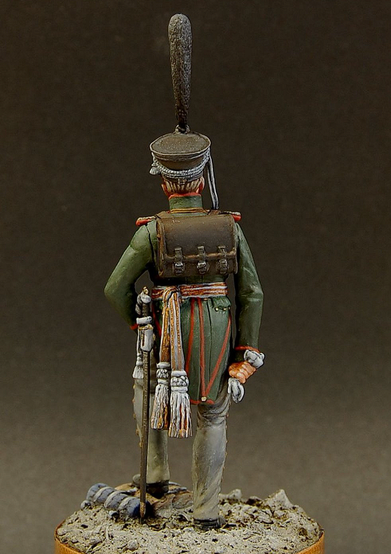 CHM-54097. Обер-офицер гренадерских полков и рот, Россия 1812-15 гг. 54 мм. Материал – смола. Chronos Miniatures