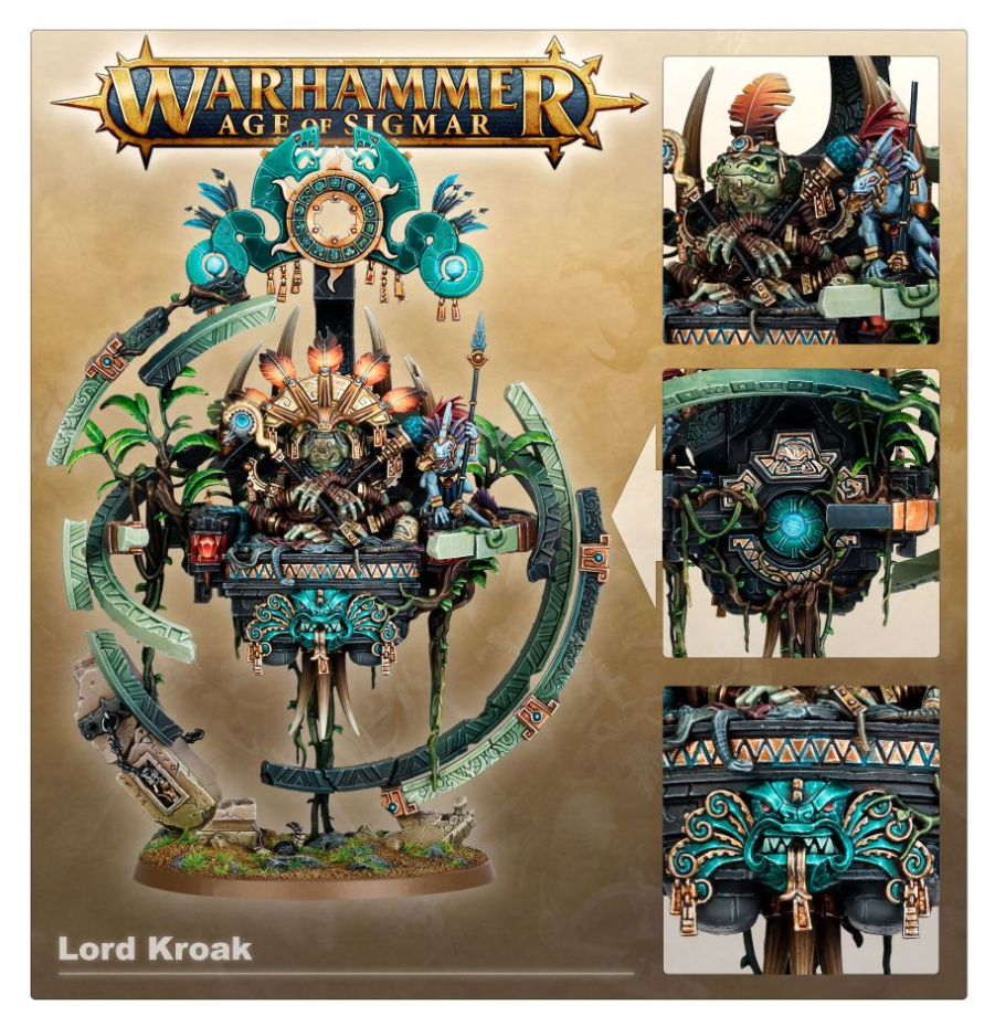 88-15GW Набор Серафоны. Лорд Кроак (Seraphon: Lord Kroak)