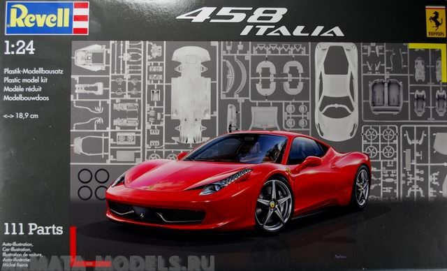 07141 Автомобиль Ferrari 458 Italia Revell