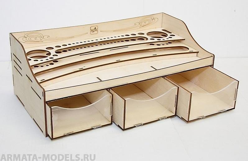 WIM-WS-003 Рабочая станция №3 с тремя ящиками. WorkStation №3. Набор для сборки