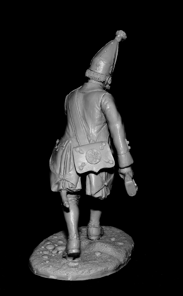 CHM-54128. Рядовой гренадерских полков в Итальянском походе Суворова, Россия 1799 г. 54 мм. Материал - смола. Chronos Miniatures