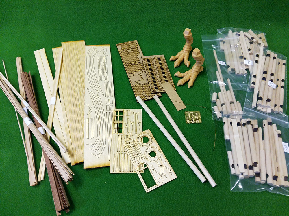 3506 сборная деревянная модель Избушка на курьих ножках СВ Модель