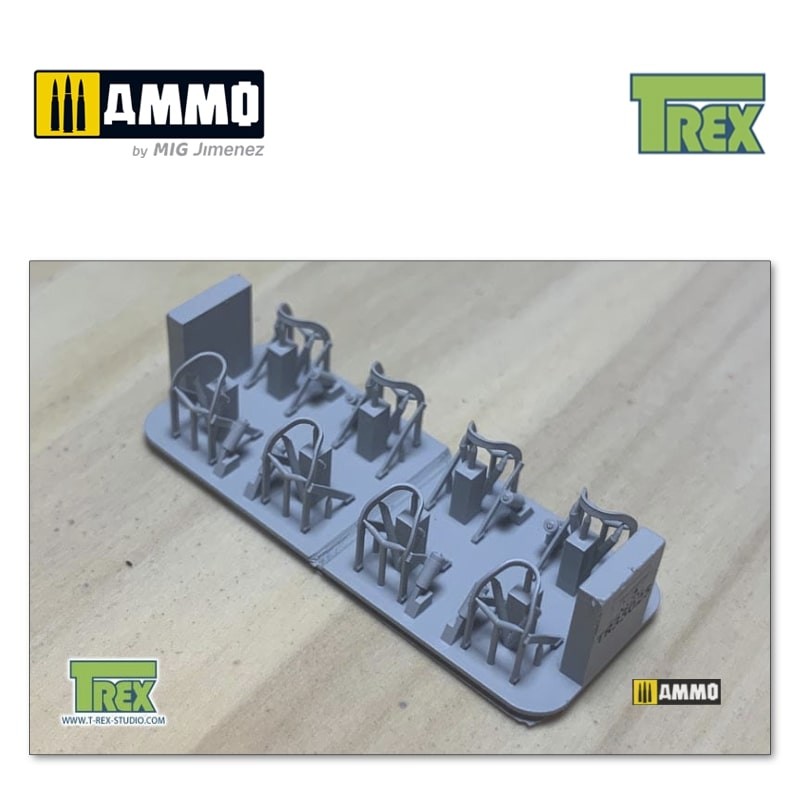 TR35025 Защитные бамперы Light Guards for WWII US AFV