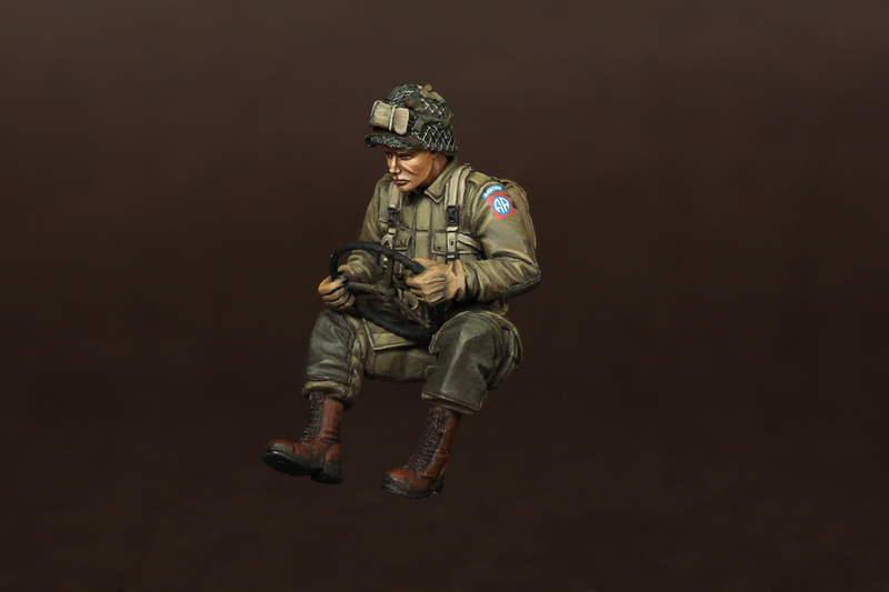 35117SOGA U.S. Army Airborne driver for jeep. Normandy, 1944. SOGA Miniatures