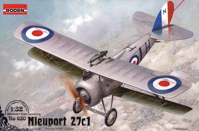 Rod630 Самолёт Nieuport 27в Roden