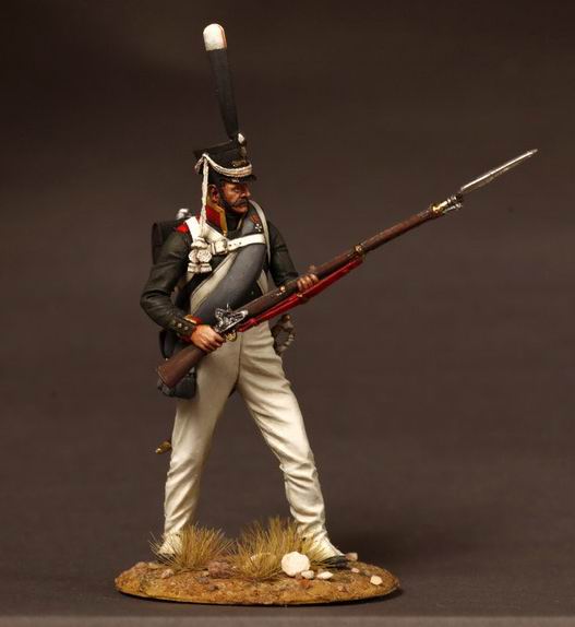 CHM-54014. Унтер-офицер гренадерских полков, Россия 1812-14 гг. 54 мм. Материал - смола. Chronos Miniatures