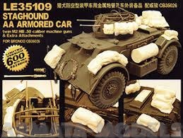 LE35109 Фототравление для WWII U.S.Army Staghound AA Armored Car     LIMITED ITEM, 600 SETS ONLY