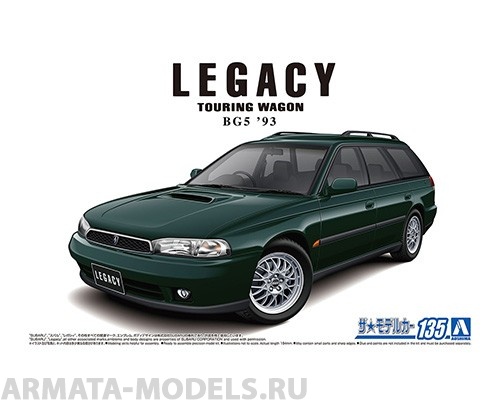 06496 Subaru Legacy Touring Wagon '93 Aoshima
