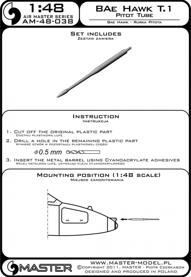 AM-48-038 ПВД для самолета BAe HAWK T.1