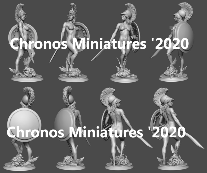 CHM-120.004. Миры Фэнтези: Забытая легенда Эллады. 120 мм. Материал - смола. Chronos Miniatures