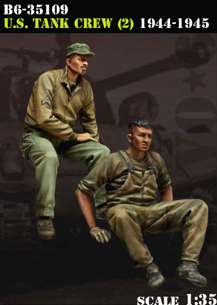 B6-35109 Миниатюра US Tank Crew (2) 1944-45