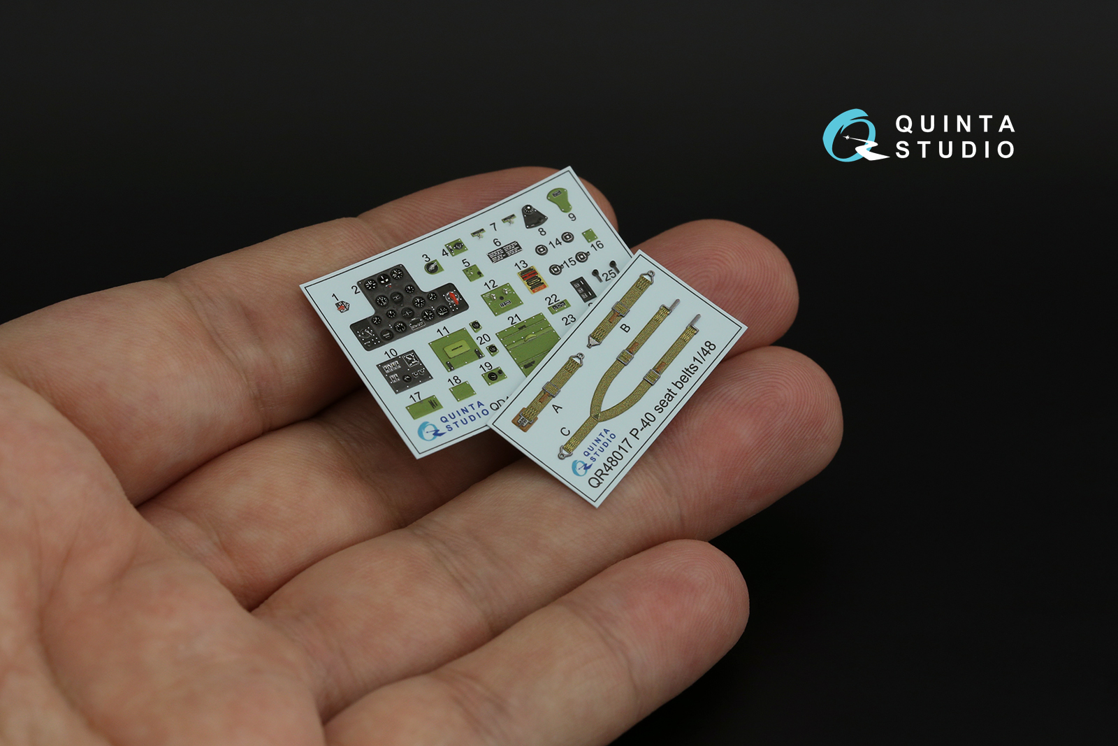 QD48250 3D Декаль интерьера кабины H75 M/N/O Hawk (Clear Prop)