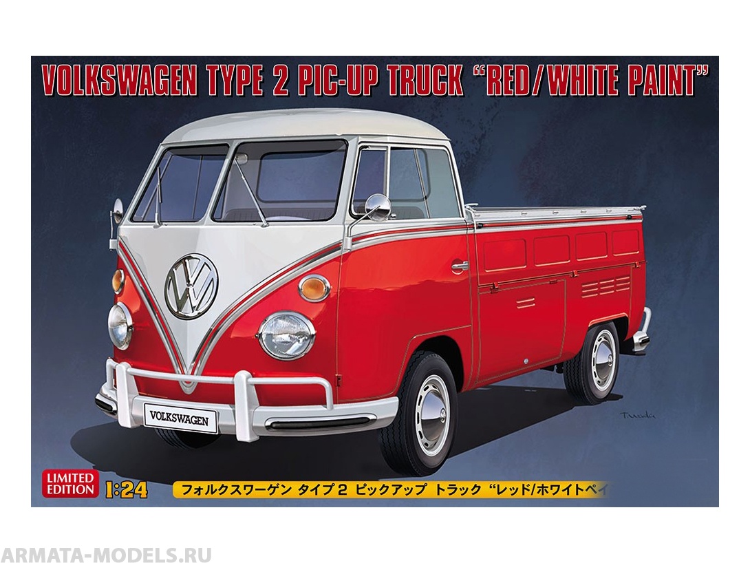 20556-Автомобиль VW TYPE 2 PIC-UP TRUCK Hasegawa