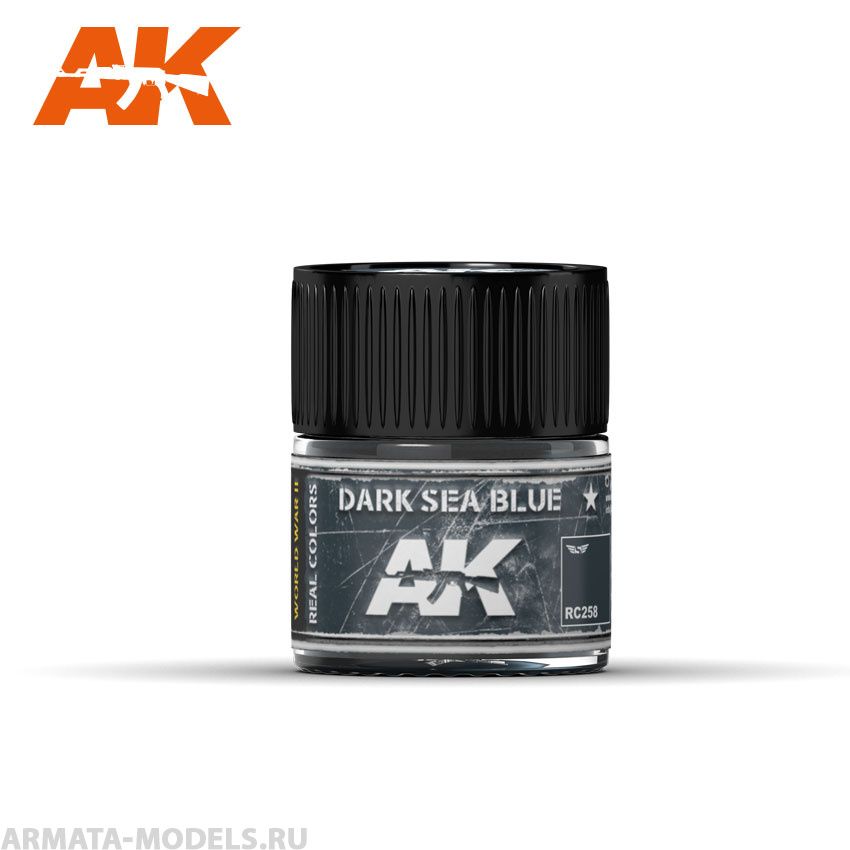 RC258 Краска Real Colors Dark Sea Blue 10ml