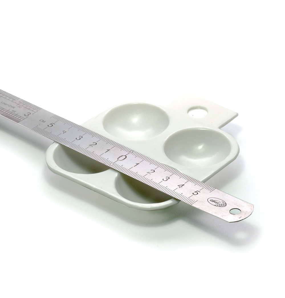 А120-01 Палитра для краски прямоугольная, 4 ячейки