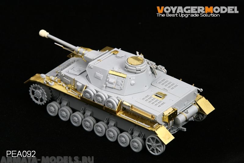 PEA092 Набор фототравления для 1/35 PzKpfw IV Ausf F2 in North Africa (For All)