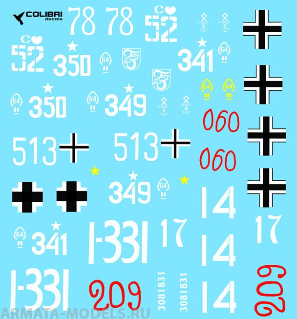 35010CD Декаль M4A2 Sherman in Red Army  Part II 1/35
