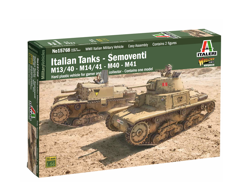 15768ИТ ITALIAN TANKS and Semoventi Italeri