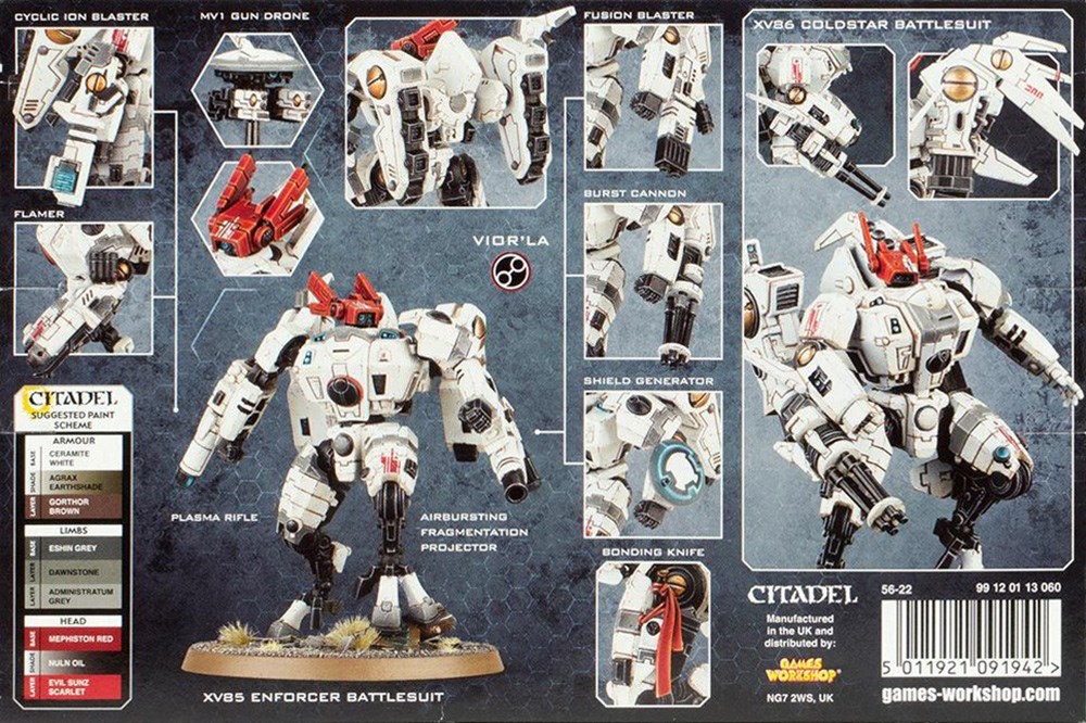 56-22GW Набор Империя Т'ау: Командир (T'au Empire Commander)