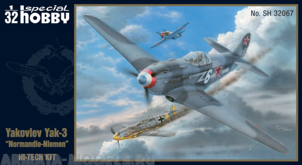 SH32067 Самолет Yakovlev Yak-3 Normandie-Niemen HI-TECH Special Hobby
