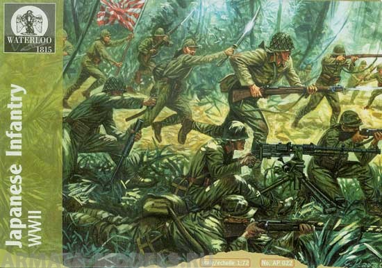 AP022 Japanesse infantry WWII WATERLOO