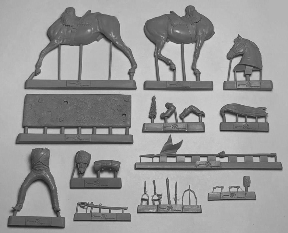 CHM-54205. Сапер конно-егерских полков, Франция 1809-12 гг. 54 мм. Материал - смола. Chronos Miniatures