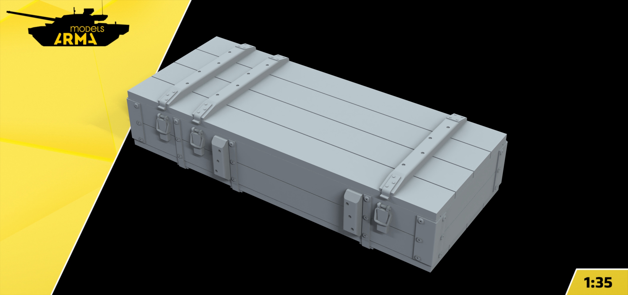 AM36126 Ящик снарядный 120мм (Не для свободной продажи) Arma Models