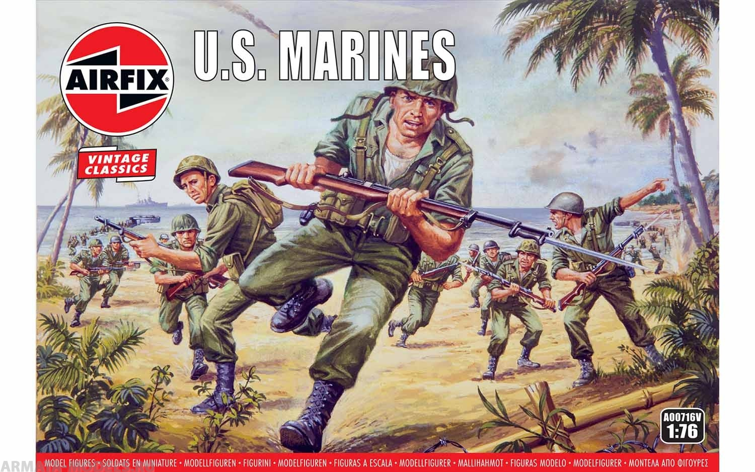 A00716V Набор солдатиков WWII US Marines Airfix