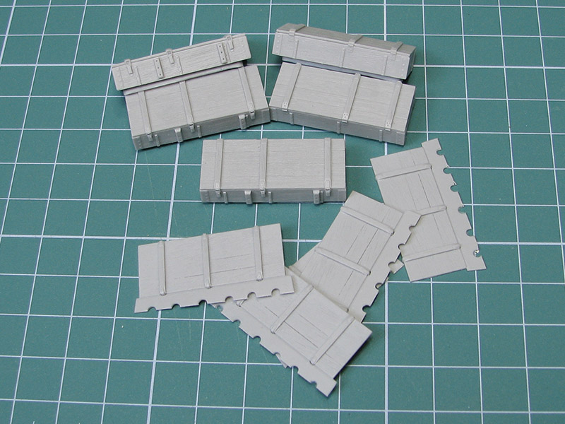 E-038 Дополнения для моделей Modern Russian Ammo Crates (for 115mm 2A20 Gun used on T-62 tanks)