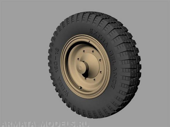 RE35-142 Дополнение для моделей Drive Wheels for Sd.Kfz 11 &251 (Gelande Pattern B)