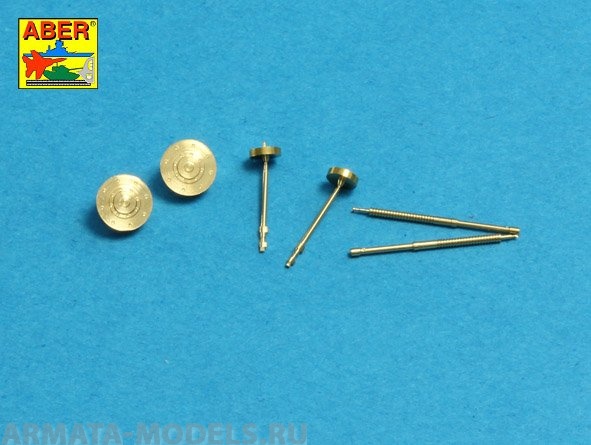 ABR-35-L-223  Дополнения для  Set of 2 barrels for Soviet tank 7,62mm DT machine gun универсальный набор 1/35