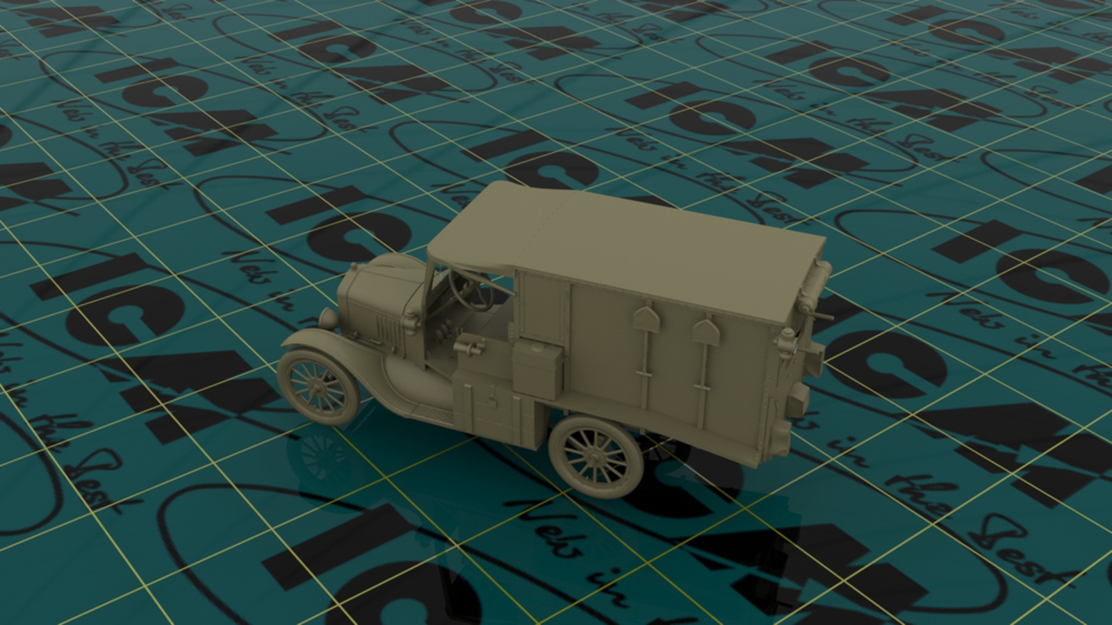 35662 Model T 1917 санитарная, с американским медицинским персоналом ICM