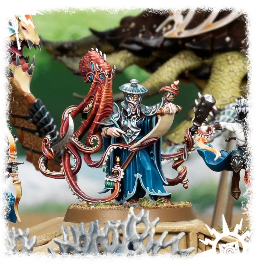 87-31GW Набор Глубиннорожденные Идонет. Лотанн, Хранитель Книг Душ (Lotann, Warden of the Soul Ledgers)