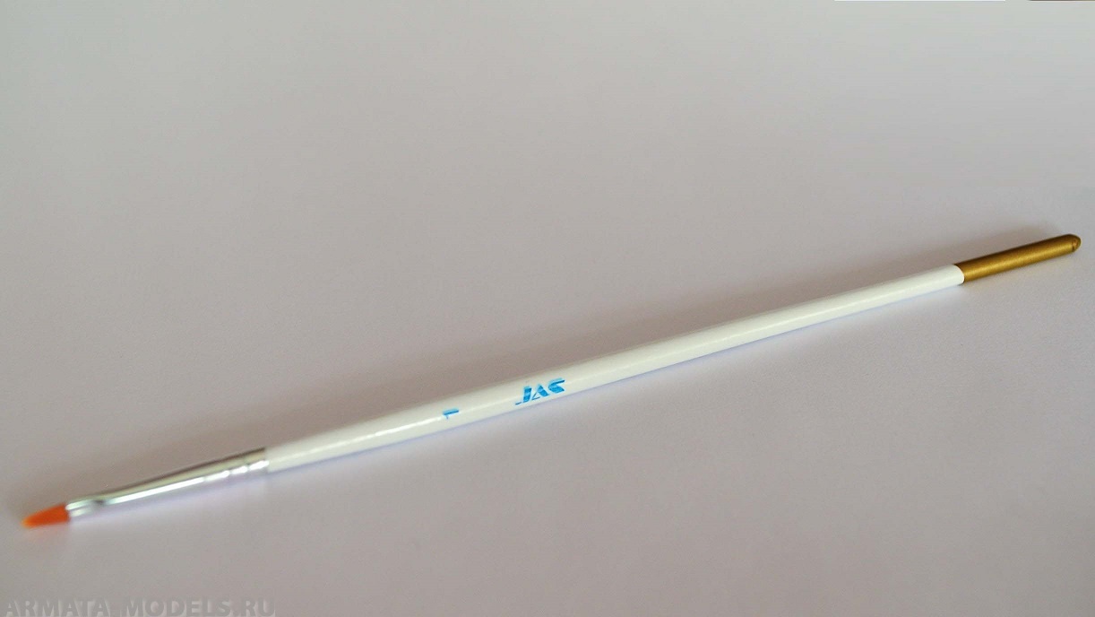 3621 Кисть из синтетического волоса, плоская № 1