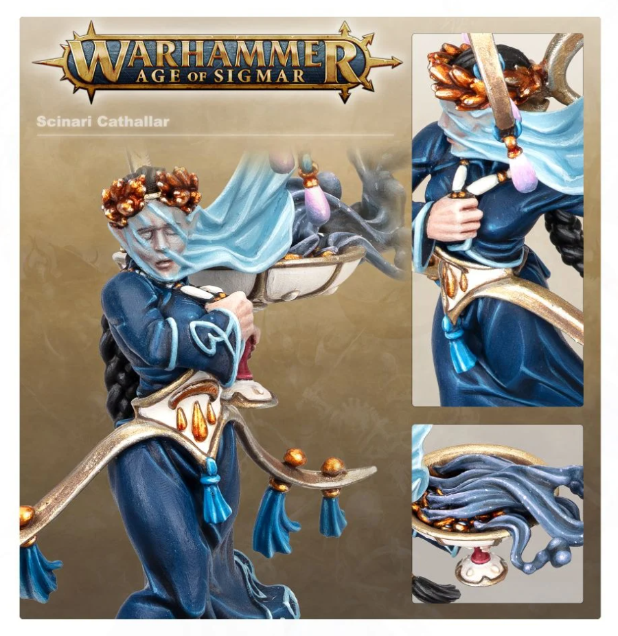 87-10GW Набор Люминеты, Повелители Владений. Каталлар Скинари (Lumineth Realm-lords: Scinari Cathallar)