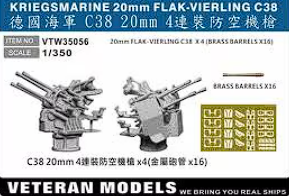 VTW35056 KRIEGSMARINE FLAK-VIERLING C38
