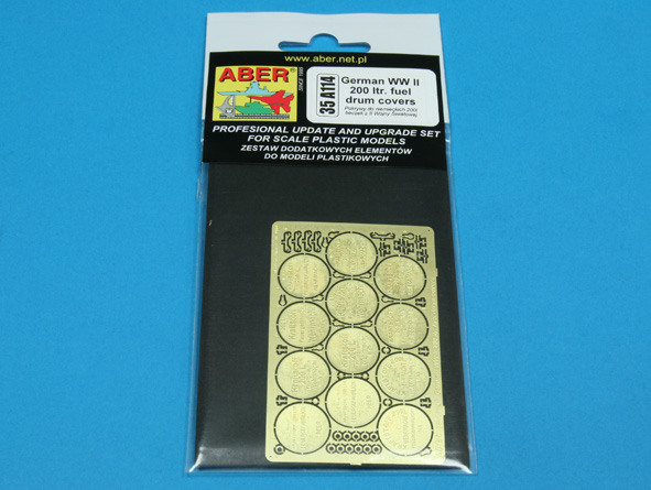 ABR-35-A114  Дополнения для  German WWII 200 ltr. fuel drum covers для  1/35