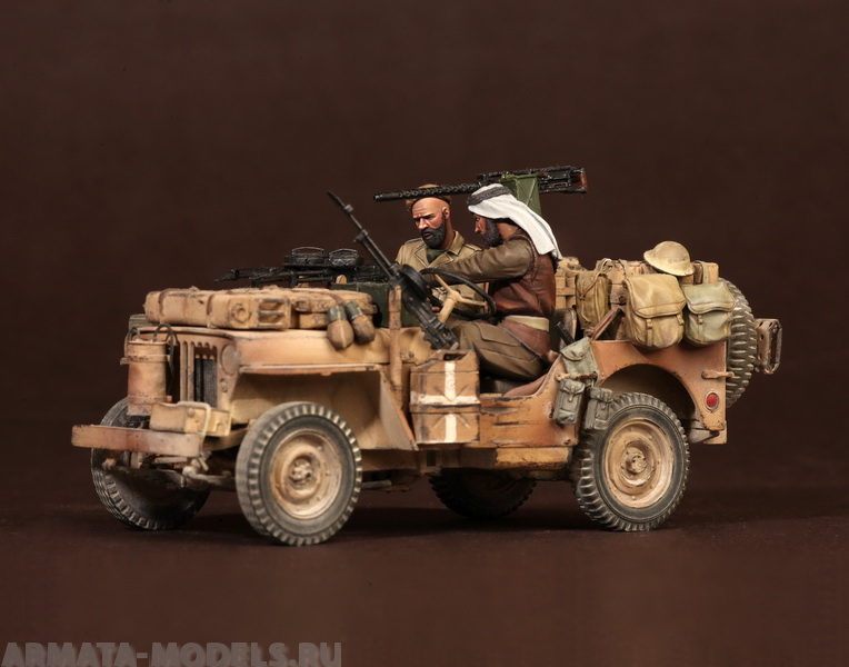 3568SOGA Crew of the Jeep SAS. North Africa.1941-42 #2 SOGA Miniatures